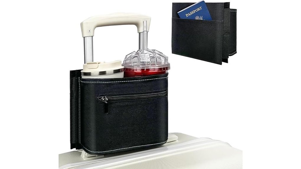 Luggage Handle Cups for Coffee on the Move (Clip‑On Holders) 11 vethers travel cup holder
