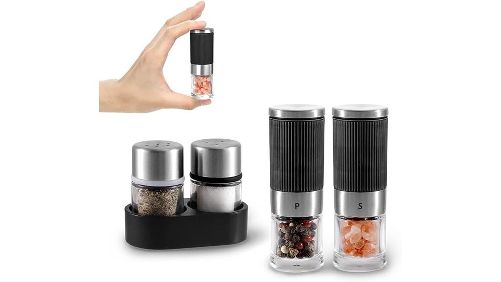 vevok dual mini salt pepper