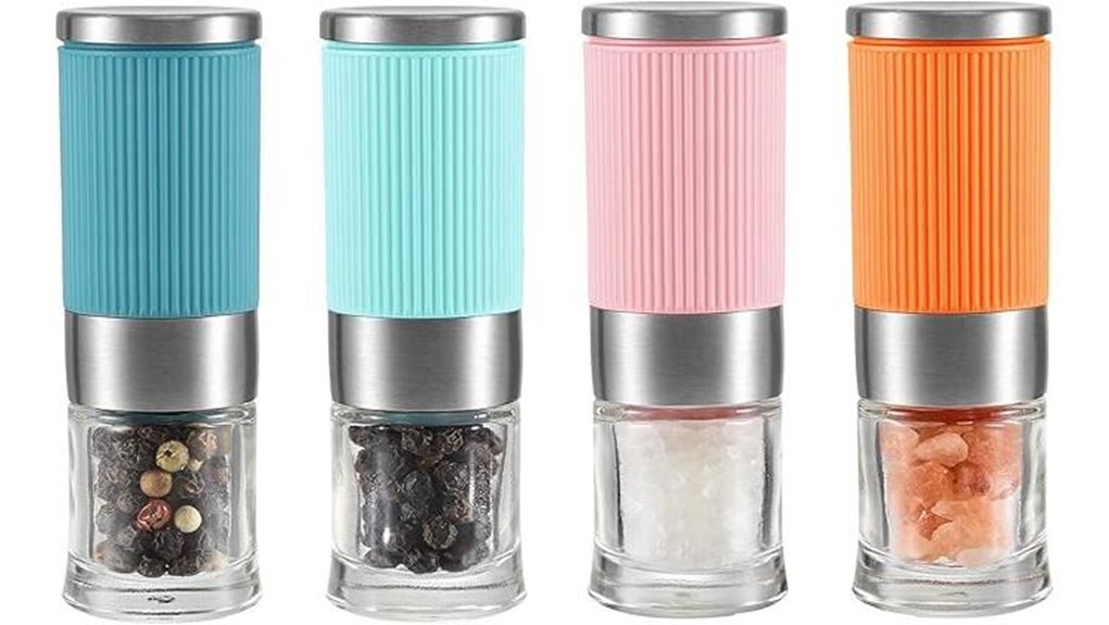 vevok mini salt pepper grinder