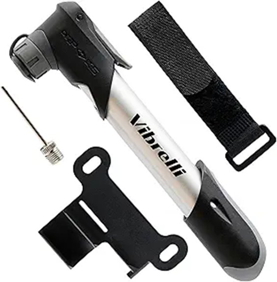 Travel-Ready Compact Bike Pumps: Mini & Efficient 3 vibrelli mini 120psi pump presta schrader