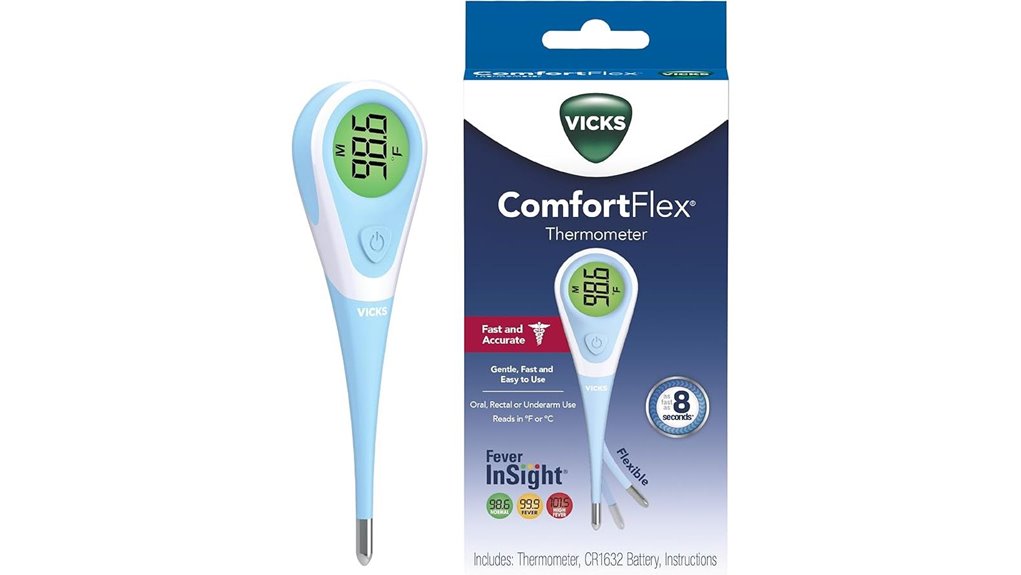 Best Travel Thermometers: Compact, Fast-Read Essentials 14 vicks comfortflex color coded thermometer