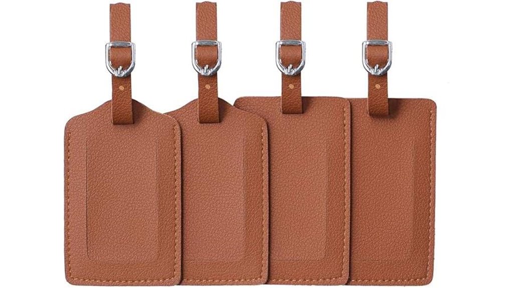 vigorport leather luggage tags