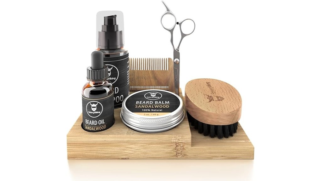 viking bamboo beard kit