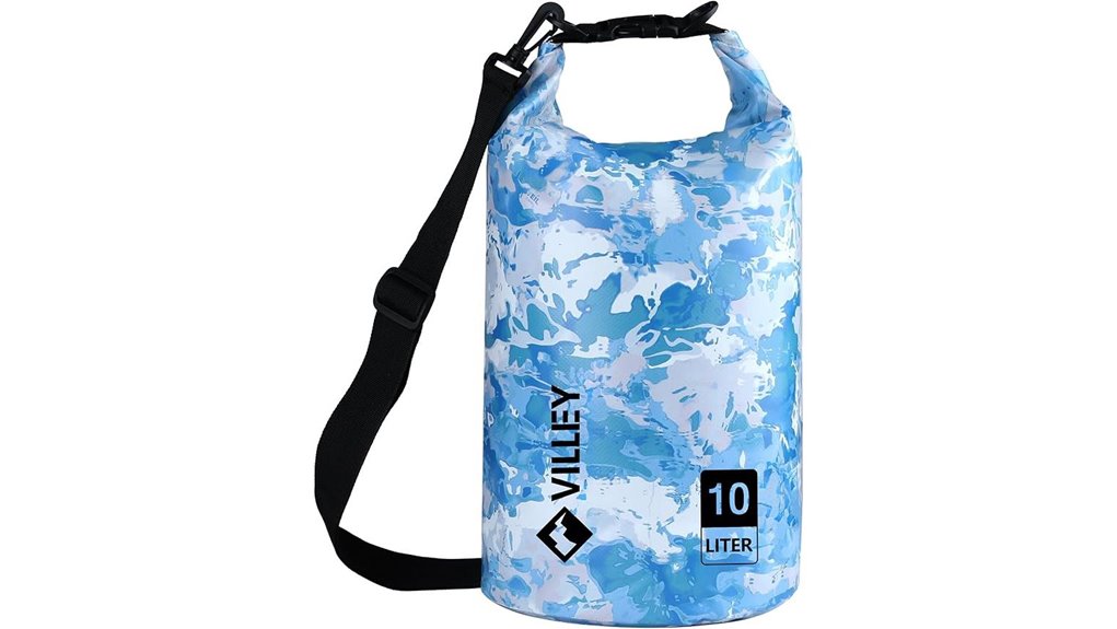 Best Beach Dry Bags for Memorable Boat Trips 13 villey 10l waterproof blue camo