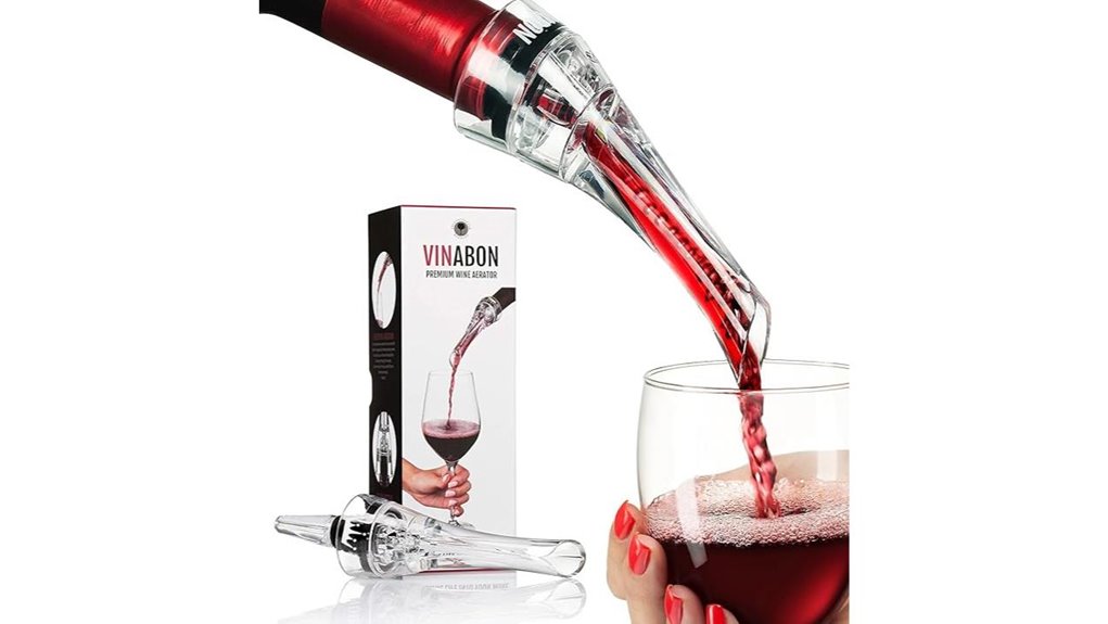 Best Wine Aerator Pourer for Effortless Cocktail Prep 2 vinabon 2026 spill free aerator