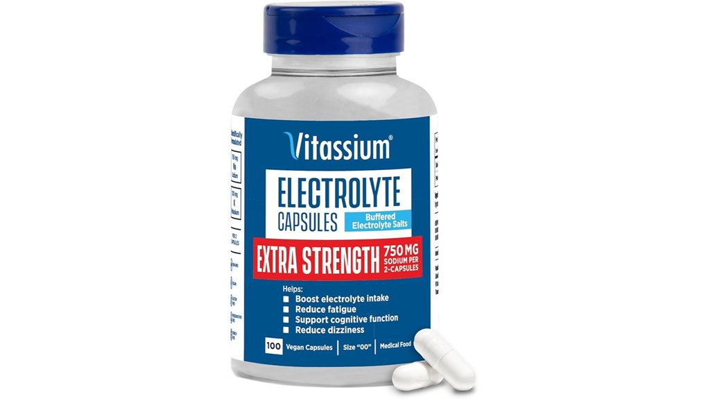Best Electrolyte Tablets for Travel: No Powder Mess 13 vitassium 750mg 100mg sodium