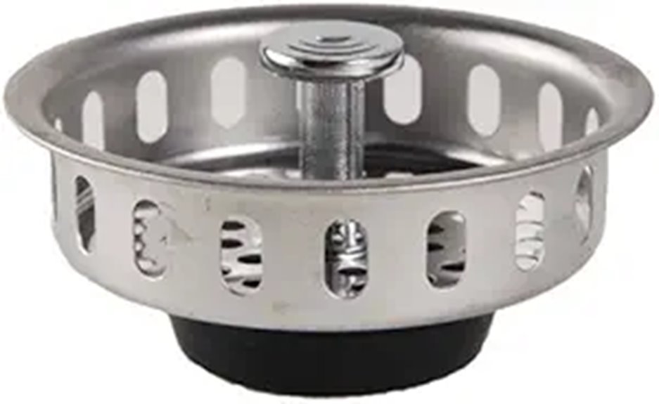 Best Sink Strainer Baskets That Clean Without the Fuss 15 viva 3 5 inch kitchen strainer