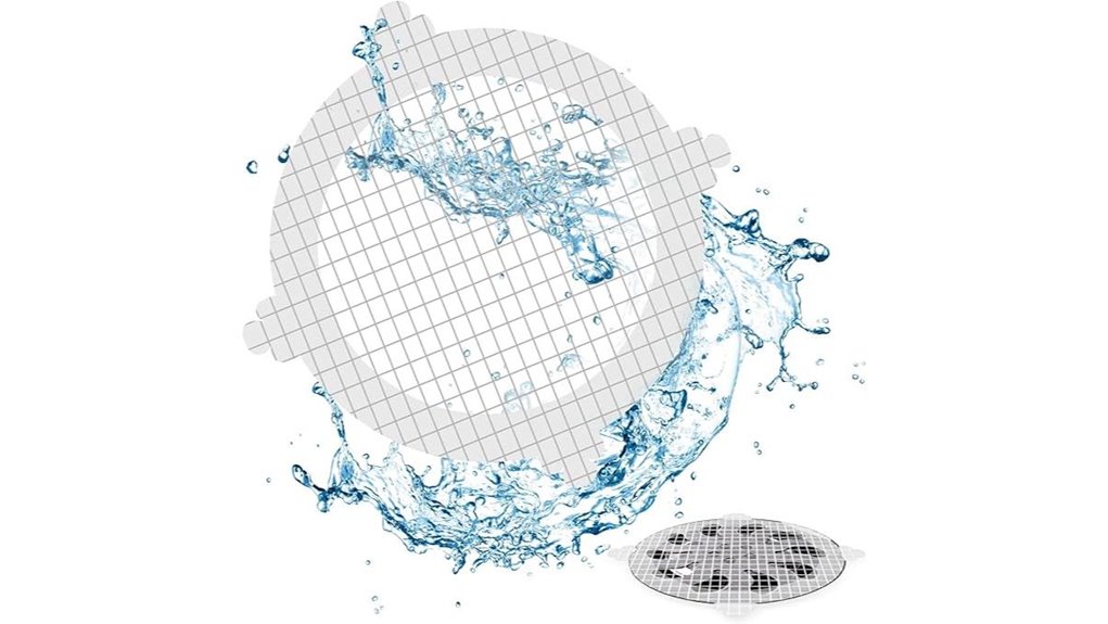 Disposable Shower Drain Covers for Travel Hair Catchers 8 vivid 50 piece hair mesh