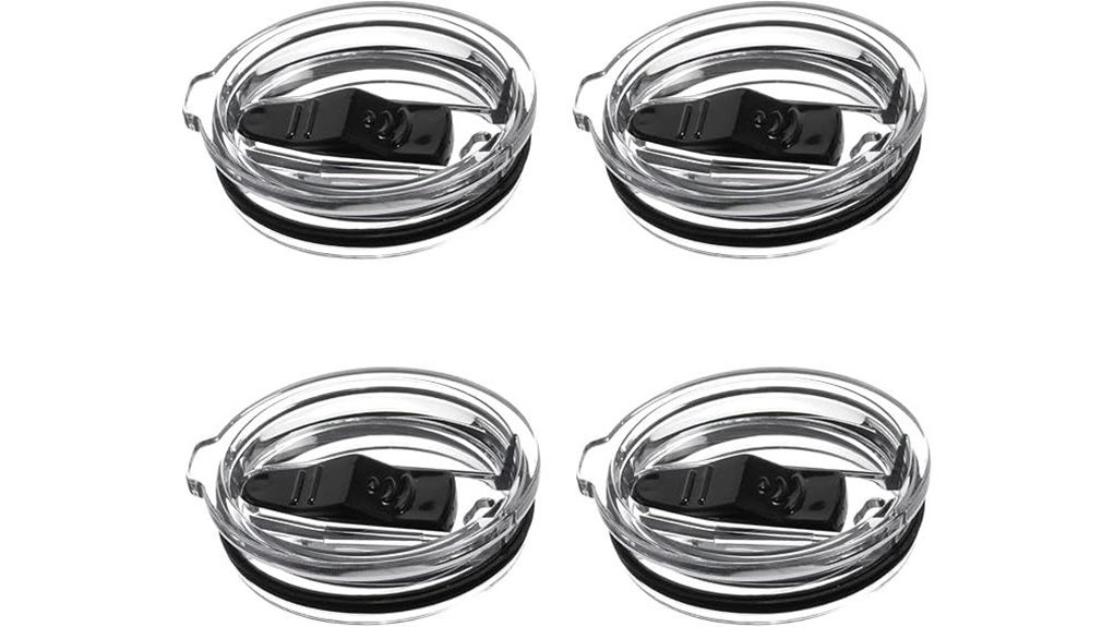 Travel Mug Lids That Stop Leaks and Stay Secure 3 volhoply leakproof 4 pack lids