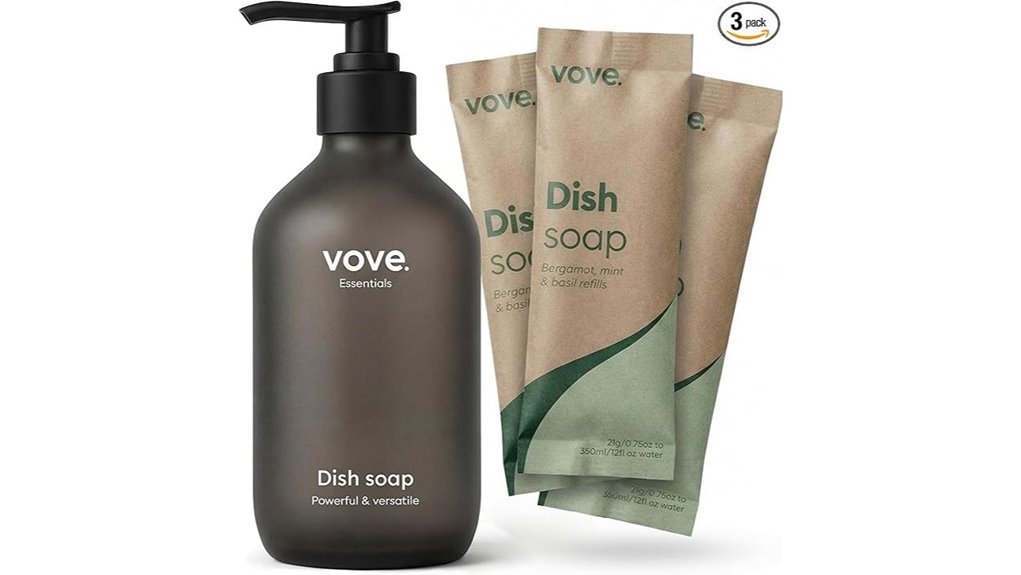 Best Mini Dish Soap Concentrate Bottle for Every Kitchen 7 vove dish soap refills