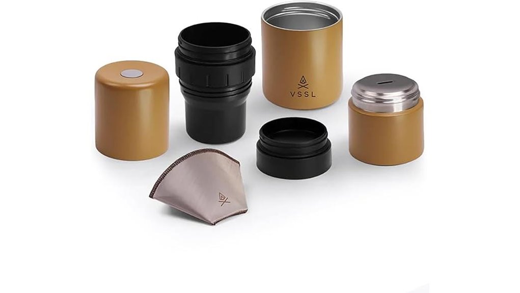 Best Travel Pour-Over Coffee Kits (All-In-One) for On-the-Go 6 vssl nest 2 mug kit