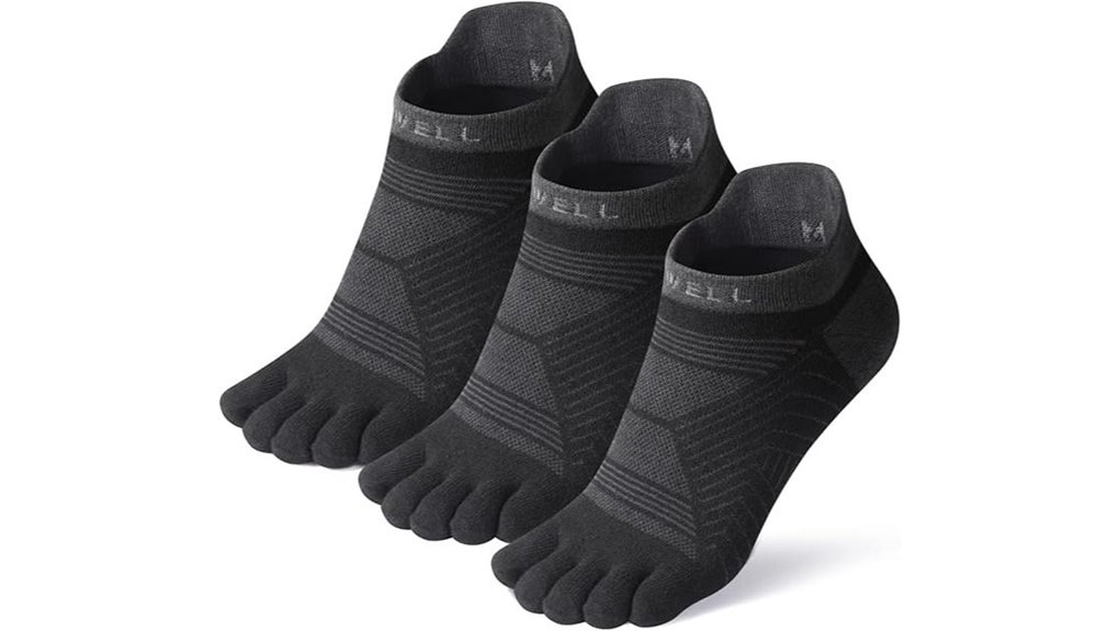 Best Anti‑Blister Toe Socks for Travel: Hot‑Spot Prevention 4 vwell 5 finger socks trio