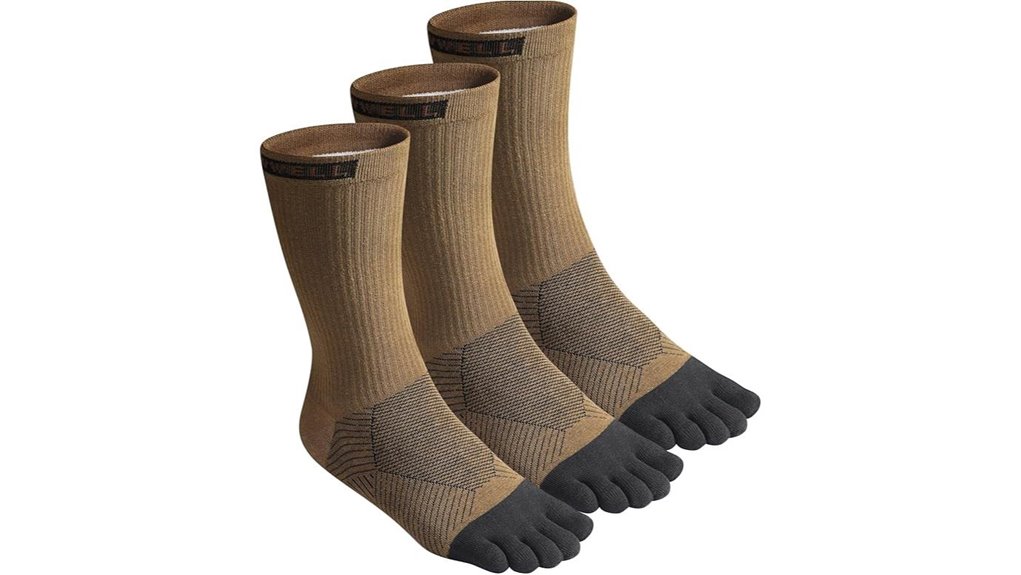 Top Toe Socks (Anti-Blister) That Keep Feet Blister-Free 2 vwell five finger running socks