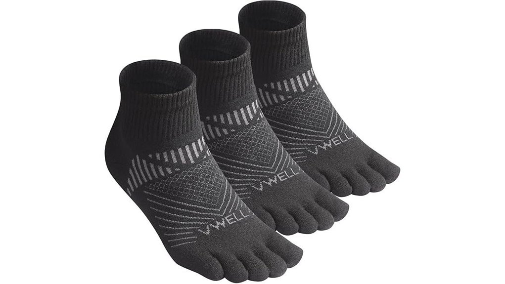 Top Toe Socks (Anti-Blister) That Keep Feet Blister-Free 4 vwell five finger toe socks