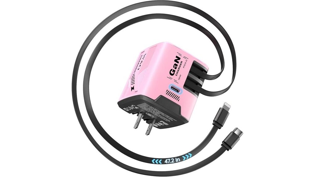 Best GaN Chargers With Retractable Plug (Compact) For Travel 6 w o dual 60w charger
