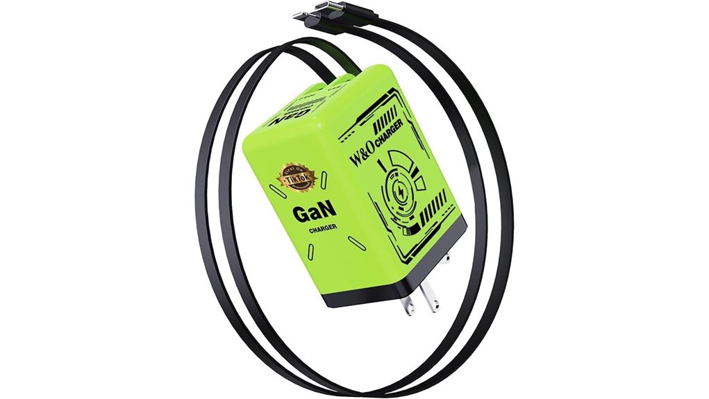 Best GaN Chargers With Retractable Plug (Compact) For Travel 2 w o dual port 45w charger