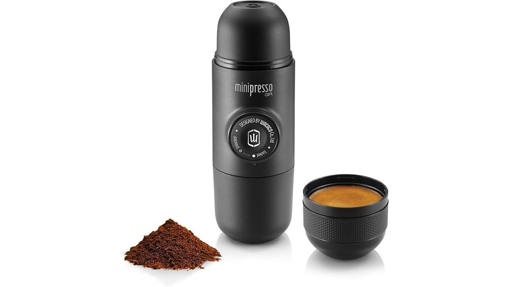 Portable Espresso Makers (Hand-Pump Style) Keep Coffee-Ready 2 wacaco minipresso camping espresso
