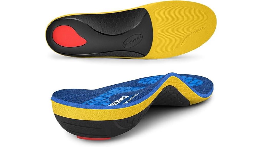 Best Insoles for Travel That Ease Heel Pain and Support Arch 6 walkhero 220 lbs arch relief