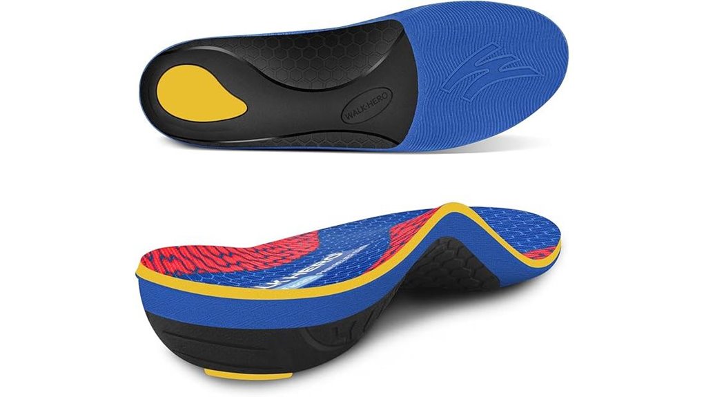 Top Insoles for Travel: Comfort for Standing & Walking All Day 11 walkhero arch relief insoles