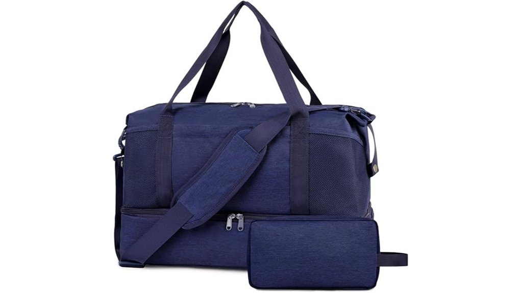 Underseat Bags with Shoe Compartments for Uncluttered Travel 3 wandering nature 18x14x8 duffel