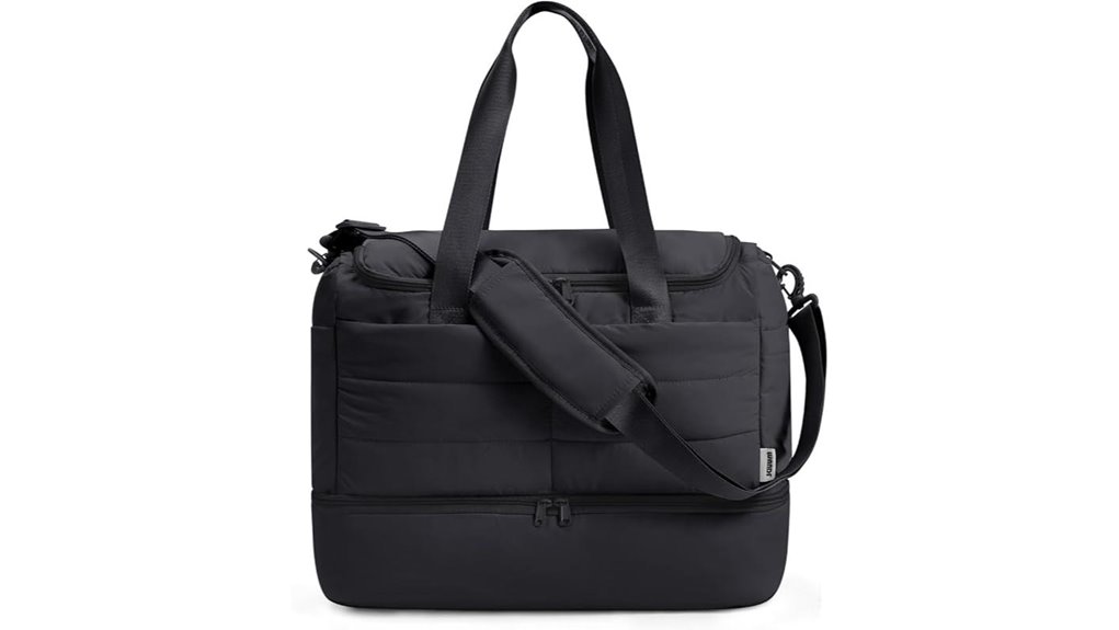 Underseat Bags with Shoe Compartments for Uncluttered Travel 8 wandf black spirit duffle