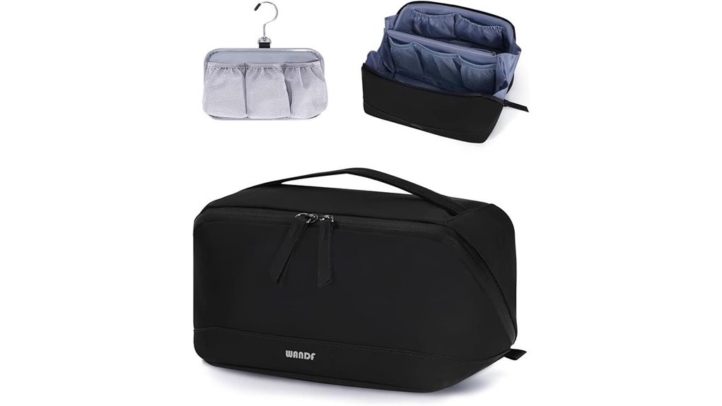 wandf pu leather wet pocket