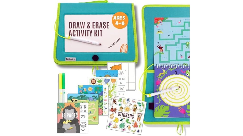 washable kids travel journal