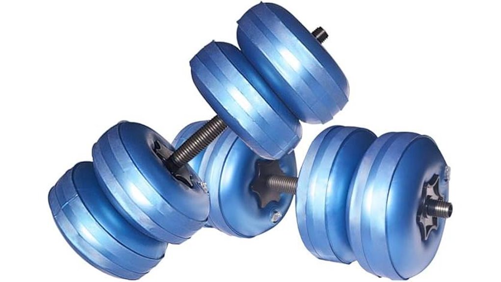 water filled adjustable dumbbell set