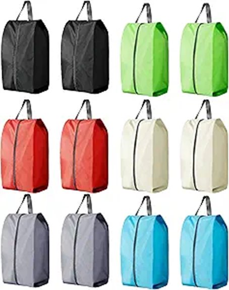 water resistant 12 pack shoe bags