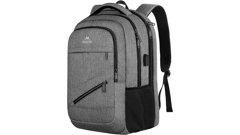 Airport-Friendly Travel Backpacks with Laptop Compartments 10 water resistant 15 6 laptop backpack