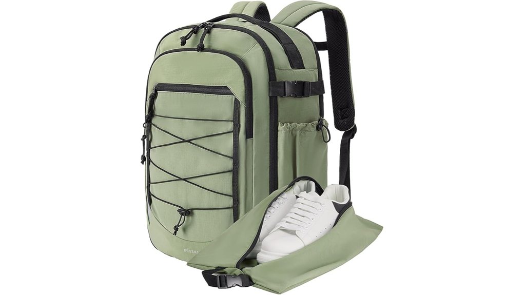 water resistant 27 l carry on backpack