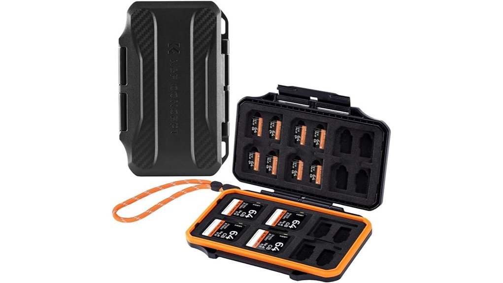 Top Memory Card Holders to Keep Your Photos Safe 12 water resistant 36 slot sd case