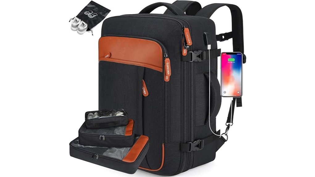 Personal-Item Backpacks Tall Travelers Love Long Torso Fit 8 water resistant 40l packing backpack