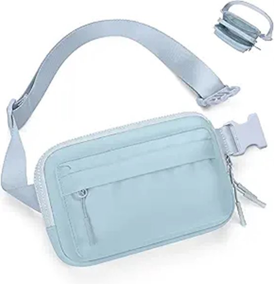 Travel Belt Bags with Water‑Resistant Zippers: CityProof Ready 14 water resistant adjustable four zipper pack