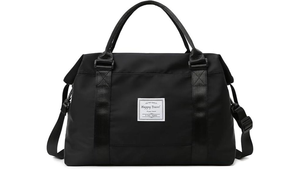 Must-Have Weekender Bags with Separate Wet Pockets (Swim-Ready) 14 water resistant black partition duffle