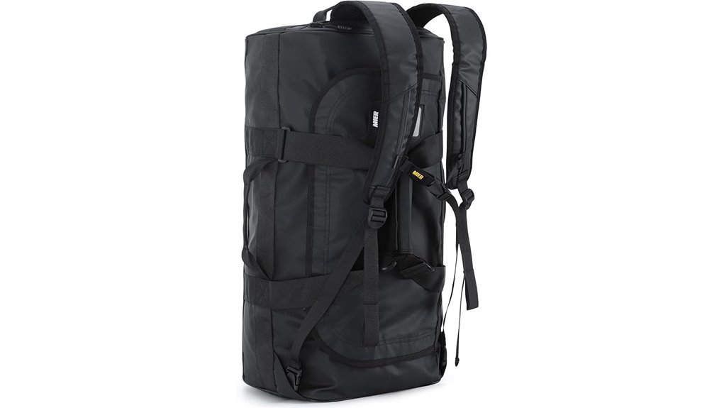 Carry‑On Duffels with Backpack Straps for Air Travel 2 water resistant convertible duffle