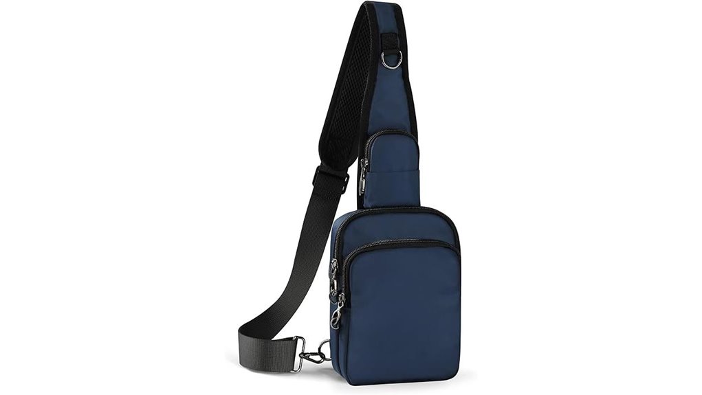 water resistant crossbody rfid blocking