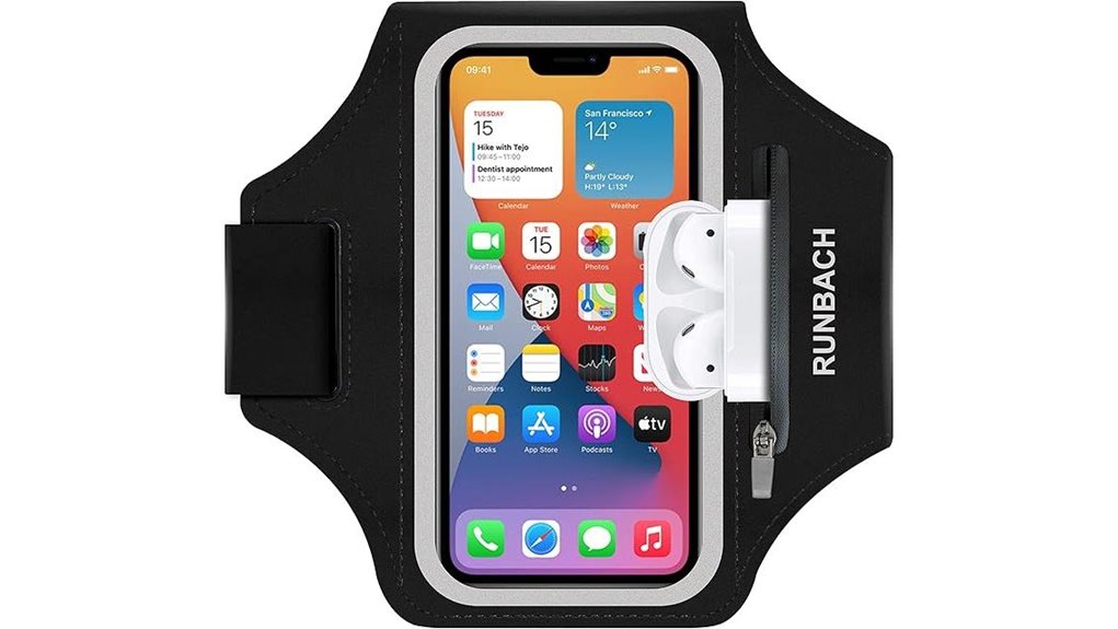 Top Phone Armbands Every Runner Swears By 9 water resistant zippered iphone armband