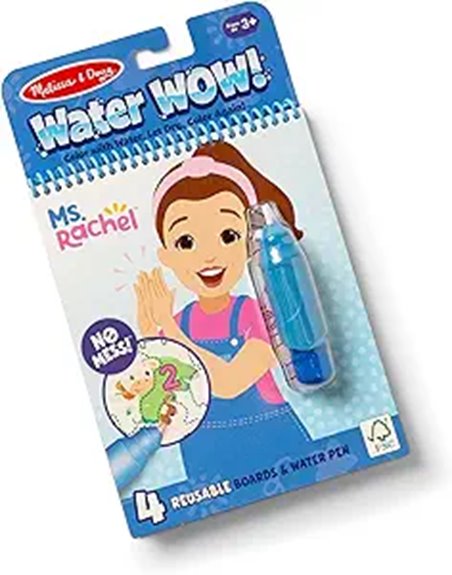 Must‑Hold Water Wow Activity Books That Keep Messes at Bay 8 watercolor reveal learning pad