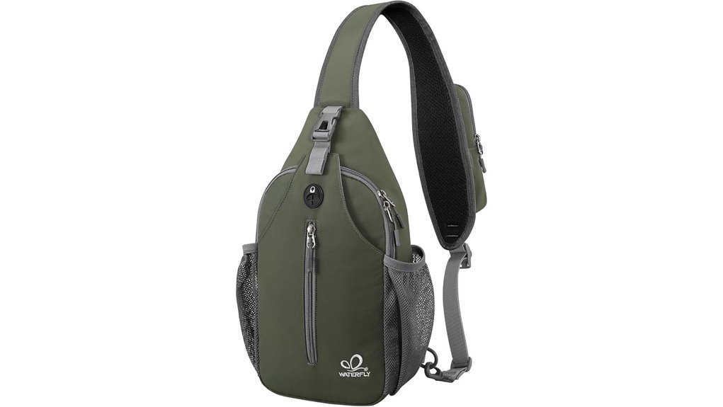 Top Sling Bags for Airports – Keep Essentials Handy 2 waterfly dark green crossbody