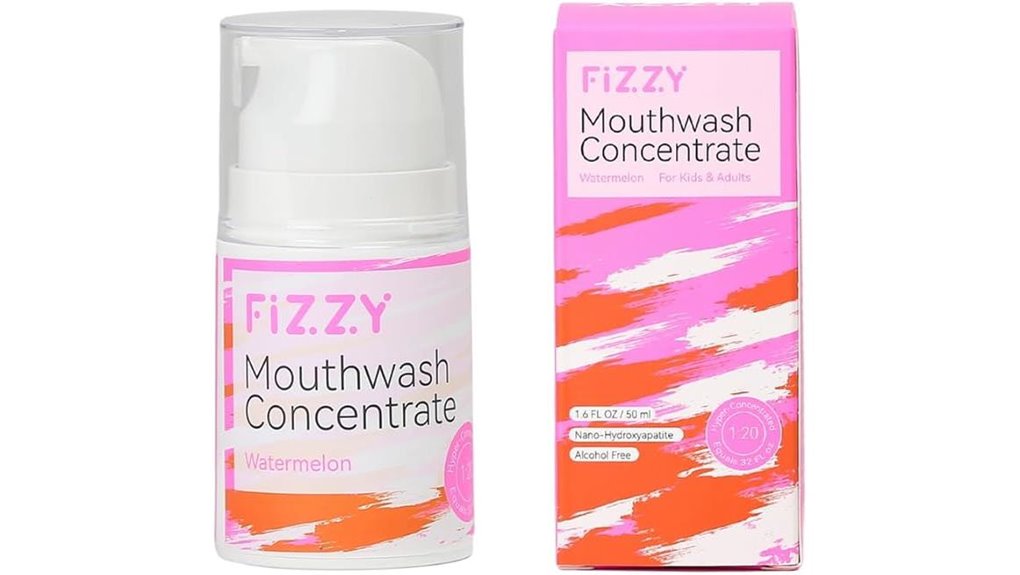 Mouthwash Alternatives for Travel: Tabs & Concentrates Refresh 12 watermelon fizzy 20x non mint