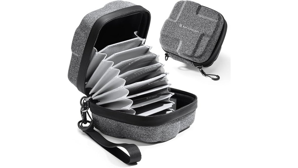 waterproof 10 filter lens case