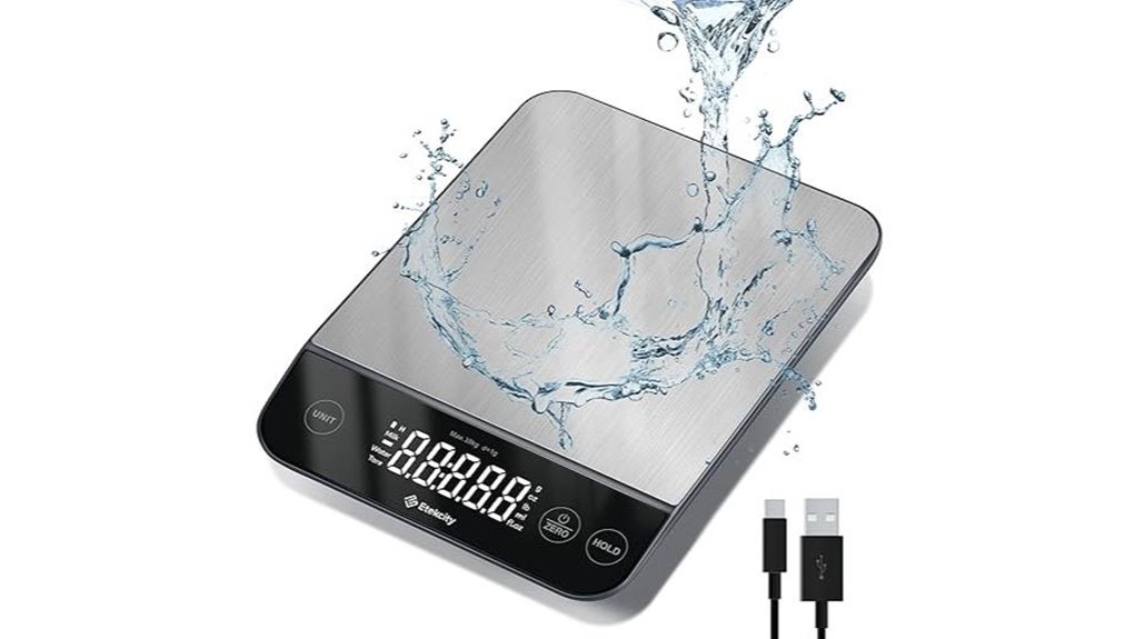 Best Digital Kitchen Scales for Accurate Home Baking 4 waterproof 22lb digital scale