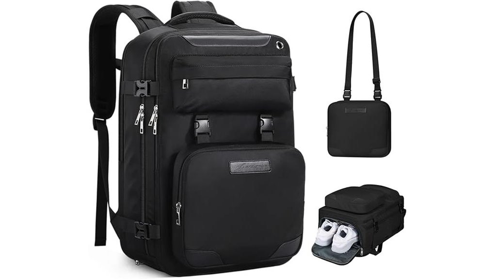 Best Carry‑On Backpacks with Dedicated Shoe Compartment 3 waterproof 35l laptop backpack