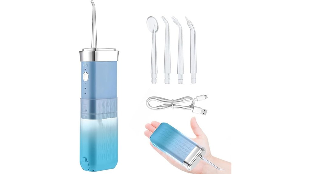 Mini Water Flossers for Travel (USB Rechargeable) You'll Love 10 waterproof 3 mode cordless flosser