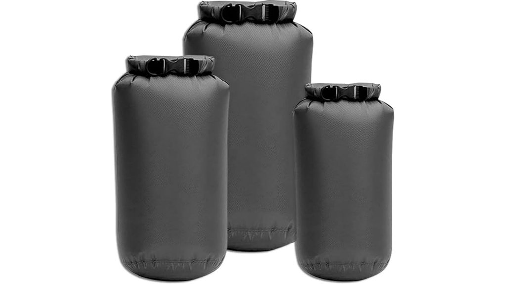 waterproof 3 pack dry bags
