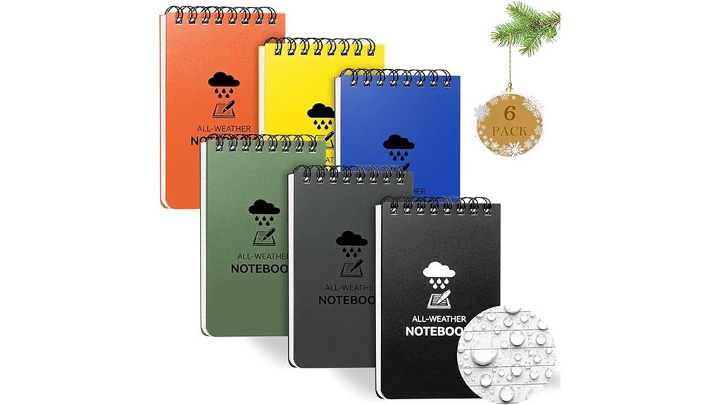 waterproof 3x5 pocket notepad