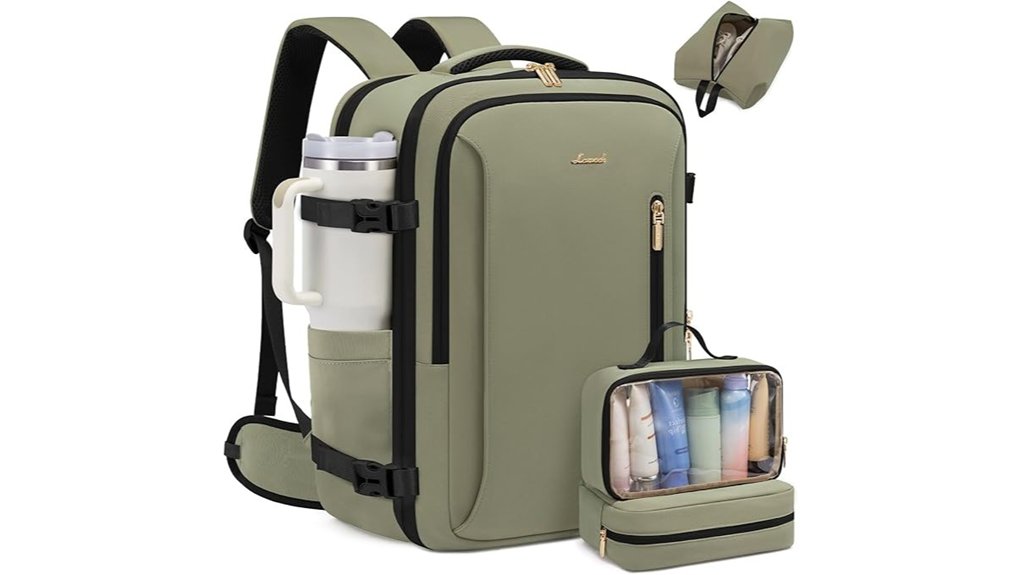 waterproof 40l tsa backpack
