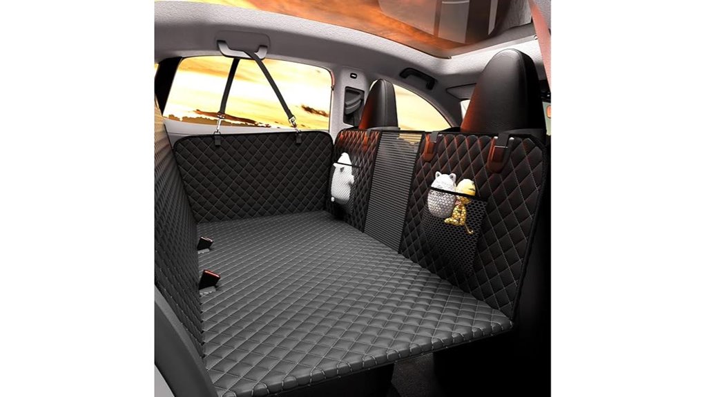 Waterproof Pet Car Seat Covers for Road Trips 10 waterproof 420lb dog extender
