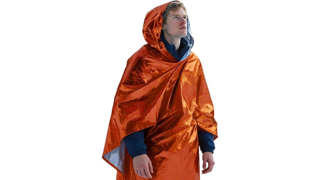 waterproof 4 pack mylar ponchos